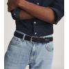 imageCHAOREN Stretch Belt Men 2 Pack  1 38 Braided Golf Belts For Men  Casual Elastic For Pants and JeansNavy Blue  Black