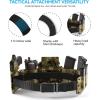 imageYOETEY Ratchet Tactical Belt for Men  15 Military Nylon Web Belts for Heavy Duty Work  Slide Buckle Fit PantsCarbon Fiber Imperial  Black