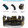 imageYOETEY Ratchet Tactical Belt for Men  15 Military Nylon Web Belts for Heavy Duty Work  Slide Buckle Fit PantsClassic Buckle  Black