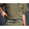 imageYOETEY Ratchet Tactical Belt for Men  15 Military Nylon Web Belts for Heavy Duty Work  Slide Buckle Fit PantsClassic Buckle  Grey