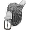 imageCHAOREN Mens Belt  Braided Stretch Golf Belt for Men 1 38 Gift for Golf Pants Casual Shorts JeansDark Grey