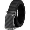 imageYOETEY Ratchet Tactical Belt for Men  15 Military Nylon Web Belts for Heavy Duty Work  Slide Buckle Fit PantsCarbon Fiber Imperial  Black