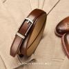 imageCHAOREN Mens Dress Belt  Ratchet Belt Leather 1 14 Comfort Click  Perfect Companion to Mens Dress ShoesCognac