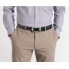 imageCHAOREN Mens Dress Belt  Ratchet Belt Leather 1 14 Comfort Click  Perfect Companion to Mens Dress ShoesSilver  Black