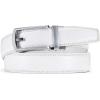 imageCHAOREN Mens Dress Belt  Ratchet Belt Leather 1 14 Comfort Click  Perfect Companion to Mens Dress ShoesWhite