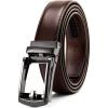 imageCHAOREN Mens Dress Belt  Ratchet Belt Leather 1 14 Comfort Click  Perfect Companion to Mens Dress ShoesDark Brown
