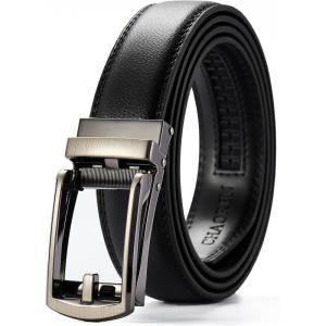 imageCHAOREN Mens Dress Belt  Ratchet Belt Leather 1 14 Comfort Click  Perfect Companion to Mens Dress ShoesLaser