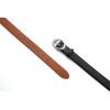 imageWomens Belt  CR Leather Belt Women Casual for Jeans Pants Dress  Belts with Gold Buckle for Women FashionSilver Black
