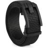 imageCHAOREN Ratchet Tactical Belt Men  15 Adjustable Nylon Web Belt  Quick Release for Work EDC Outdoor UseClassic Black