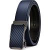 imageCHAOREN 40mm Ratchet Belt Buckle Only for 1 38 Slide Belt Strap Automatic Click Buckle AdjustableNavy Carbon Fiber
