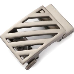 imageCHAOREN 40mm Ratchet Belt Buckle Only for 1 38 Slide Belt Strap Automatic Click Buckle AdjustableRail Gun