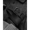 imageCHAOREN Boys Belt  1 18 Kids Leather Belt Handmade Full Grain Leather  Ideal for Dress and Casual WearBasic  Black