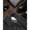 imageCHAOREN Boys Belt  1 18 Kids Leather Belt Handmade Full Grain Leather  Ideal for Dress and Casual WearBlack