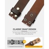 image:imageCHAOREN Western Belts for Men without Buckle  Cowboy Belt 15 Full Grain Leather Belt for Jeans  One Solid Piece LeatherFull Grain Black