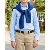 image:imageCHAOREN Boys Belt For Kids  1 14 Adjustable Youth Web Belt  Kids Belts for Golf and BaseballBlack