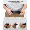 image:imageCHAOREN Boys Belt For Kids  1 14 Adjustable Youth Web Belt  Kids Belts for Golf and BaseballBlackNavy