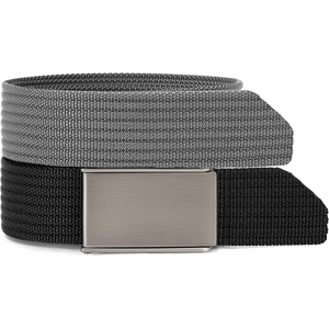 image:imageCHAOREN Boys Belt For Kids  1 14 Adjustable Youth Web Belt  Kids Belts for Golf and BaseballBlackGrey