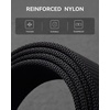 image:imageCHAOREN 15 Nylon Ratchet Belts for Men  Adjustable Casual Work Belt with Slide Buckle  Trim to FitFrosted Matte  Navy