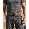 image:imageCHAOREN 15 Nylon Ratchet Belts for Men  Adjustable Casual Work Belt with Slide Buckle  Trim to FitFrosted Matte  Stitched Khaki