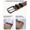 image:imageCHAOREN Mens Belts Leather Gift for Men  Ideal Match for Mens Dress ShoesBlack  Width 32mm