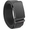 image:imageCHAOREN 15 Nylon Ratchet Belts for Men  Adjustable Casual Work Belt with Slide Buckle  Trim to FitGrey 35mm