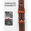 image:imageCHAOREN Mens Braided Leather Belt Casual Woven Leather Belt for Men 35mm Width for Dress Jeans GolfLight Brown