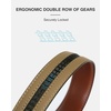 image:imageCHAOREN Ratchet Belt Strap Only 1 14 Replacement Leather Belt for 32mm BuckleBrown Cognac