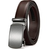 image:imageCHAOREN Ratchet Belt Strap Only 1 14 Replacement Leather Belt for 32mm BuckleDark Brown