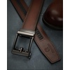image:imageCHAOREN Leather Ratchet Belt Men  Mens Belts Casual Accessories for Every Occasion 35mmChocolate Brown