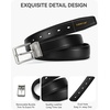 image:imageCHAOREN Mens Leather Belt  1 38 Dress Belt for Business amp Casual Wear  Reinforced Stitching Classic Style Comfortable Fit GiftBoxed Pairs with Suits Slacks and JeansTan 32mm