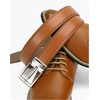 image:imageCHAOREN Mens Leather Belt  1 38 Dress Belt for Business amp Casual Wear  Reinforced Stitching Classic Style Comfortable Fit GiftBoxed Pairs with Suits Slacks and JeansTan 32mm