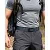 image:imageCHAOREN Ratchet Tactical Belt Men  15 Adjustable Nylon Work Belt  Quick Release Slide Buckle Heavy Duty Support for EDC Military Hiking Trim to FitFrosted Matte  Navy
