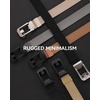 image:imageCHAOREN Ratchet Tactical Belt Men  15 Adjustable Nylon Work Belt  Quick Release Slide Buckle Heavy Duty Support for EDC Military Hiking Trim to FitKhaki