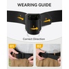 image:imageCHAOREN Tactical Belt Men  Nylon EDC Belt for Military CCW  QuickRelease Buckle Frayresistant Tail Reliable Support for Duty Work HikingGrey