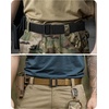 image:imageCHAOREN Tactical Belt Men  Nylon EDC Belt for Military CCW  QuickRelease Buckle Frayresistant Tail Reliable Support for Duty Work HikingMetal Free Black  Coyote Brown