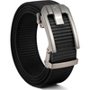 image:imageCHAOREN Ratchet Tactical Belt Men  15 Adjustable Nylon Work Belt  Quick Release Slide Buckle Heavy Duty Support for EDC Military Hiking Trim to FitGun Black
