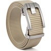 image:imageCHAOREN Ratchet Tactical Belt Men  15 Adjustable Nylon Work Belt  Quick Release Slide Buckle Heavy Duty Support for EDC Military Hiking Trim to FitKhaki