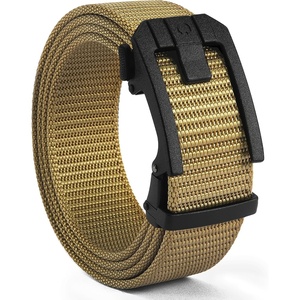 image:imageCHAOREN Ratchet Tactical Belt Men  15 Adjustable Nylon Work Belt  Quick Release Slide Buckle Heavy Duty Support for EDC Military Hiking Trim to FitClassic Coyote